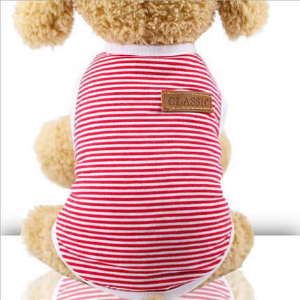 Cat's Summer Striped Cotton T-Shirts - wnkrs