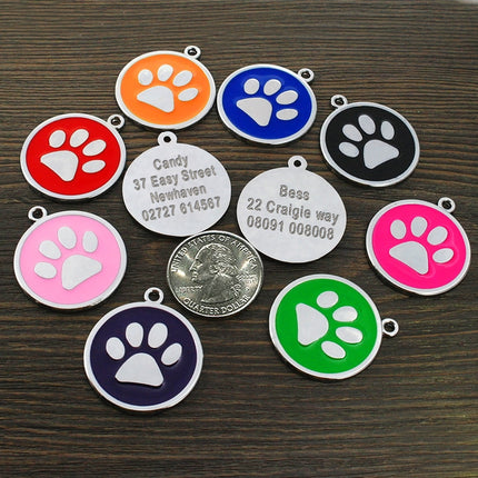 Custom Engraved Stainless Steel Dog Tag - wnkrs