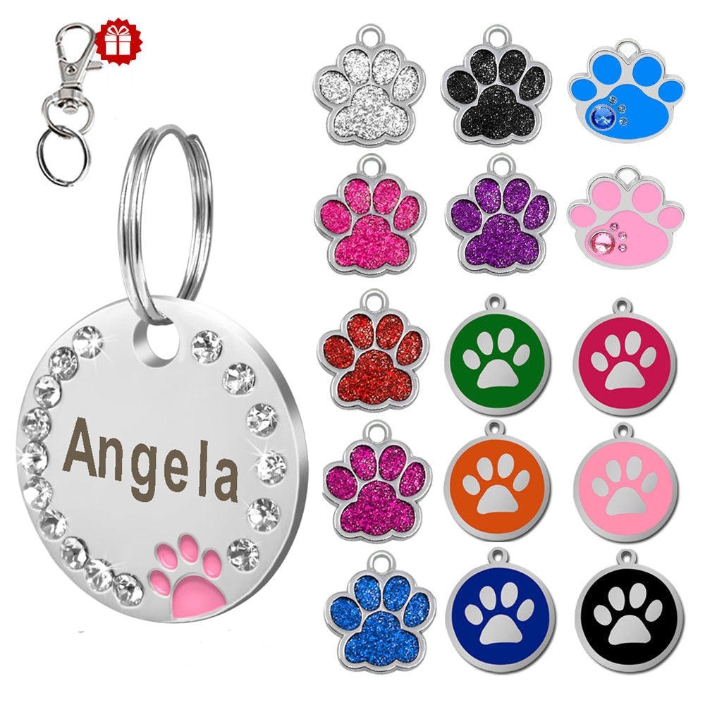 Custom Engraved Stainless Steel Dog Tag