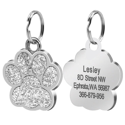 Custom Engraved Stainless Steel Dog Tag - wnkrs