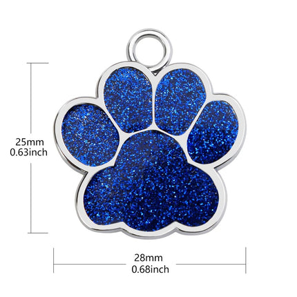 Paw Shaped Personalized Pet ID Tag - wnkrs