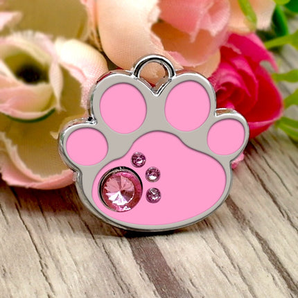 Cat's Crystal Personalized ID Tag - wnkrs