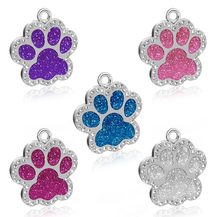 Cat's Crystal Personalized ID Tag - wnkrs