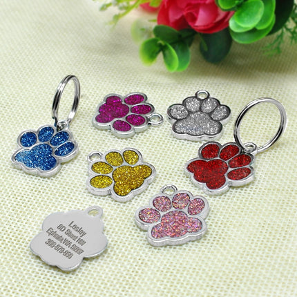 Cat's Crystal Personalized ID Tag - wnkrs
