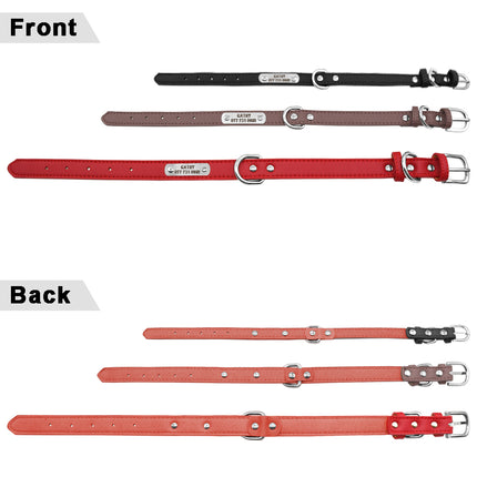 Dog Collar with Customizable ID Tag - wnkrs