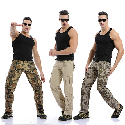 Cotton Military Styled Cargo Pants for Men - Wnkrs