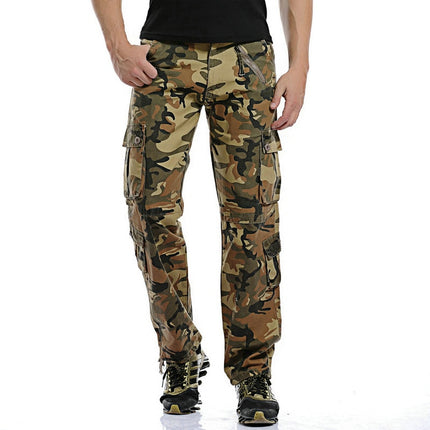 Cotton Military Styled Cargo Pants for Men - Wnkrs