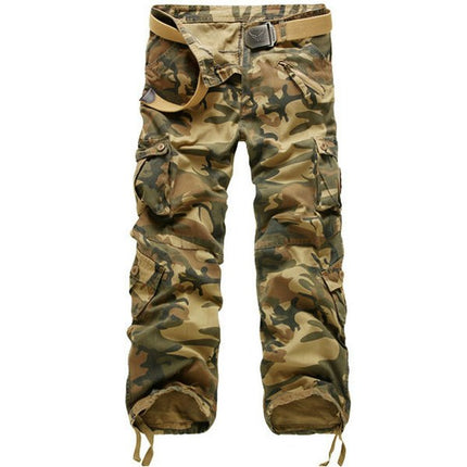 Cotton Military Styled Cargo Pants for Men - Wnkrs
