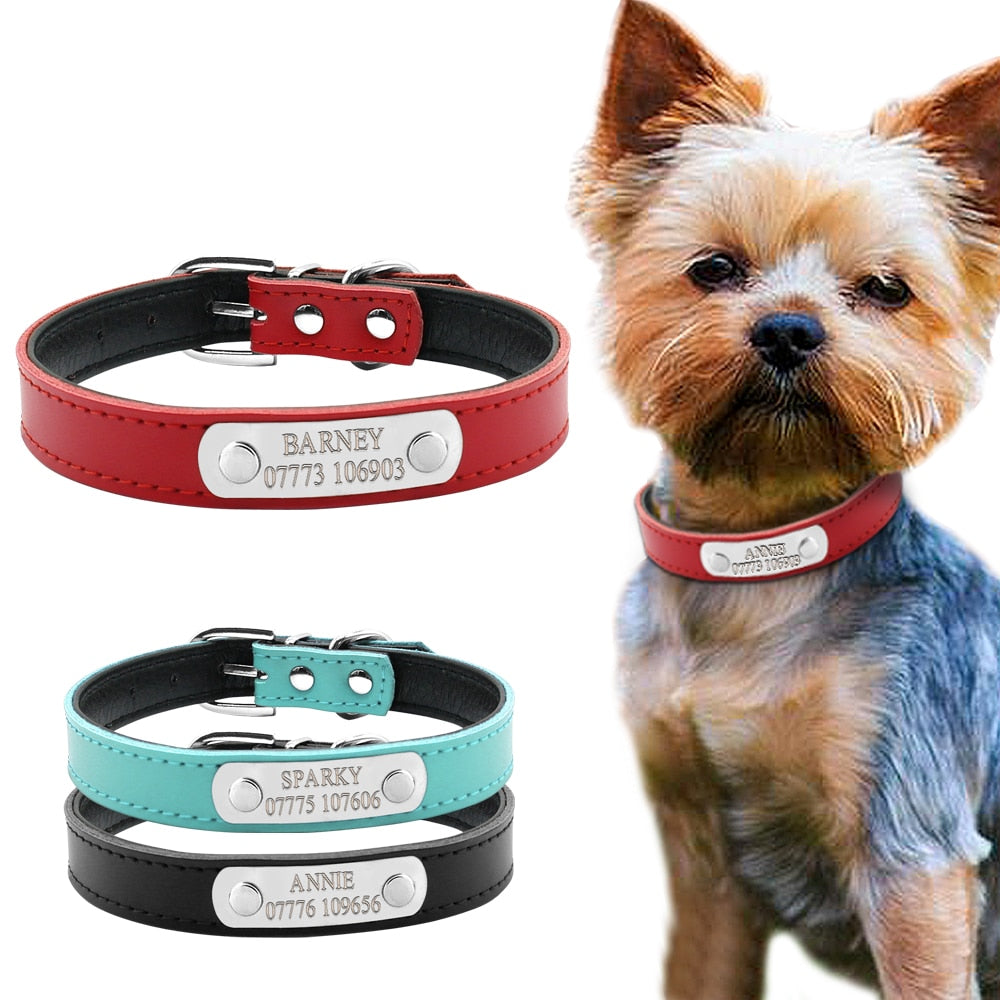 Fashion Engraved Leather Collar