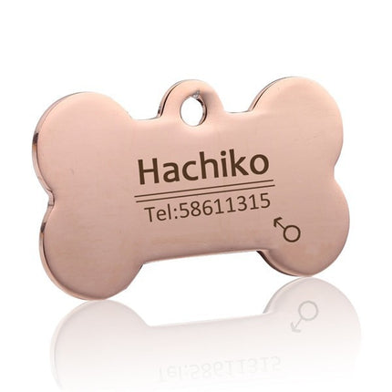 Personalized Stainless Steel Dog ID Tag - wnkrs