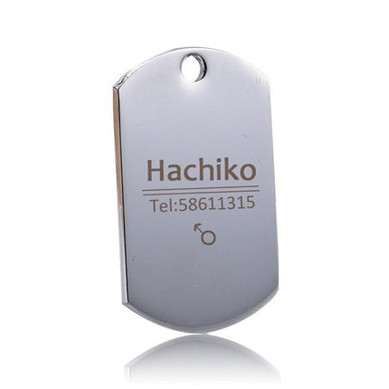 Personalized Stainless Steel Dog ID Tag - wnkrs