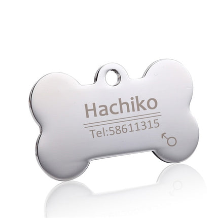 Cute Personalized Steel Pet's Collar Tag - wnkrs