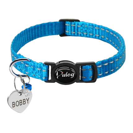 Reflective Kitten Collar with ID Tag - wnkrs