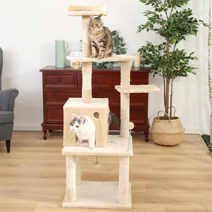Pet Climbing Frame with Hanging Ball - wnkrs