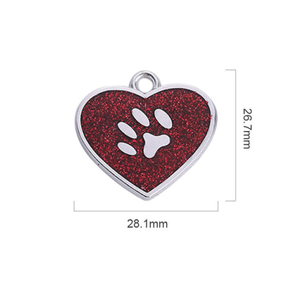 Customized Glittering Cat ID Tag - wnkrs