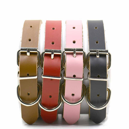 Durable Personalized Genuine Leather Dog's Collar - wnkrs