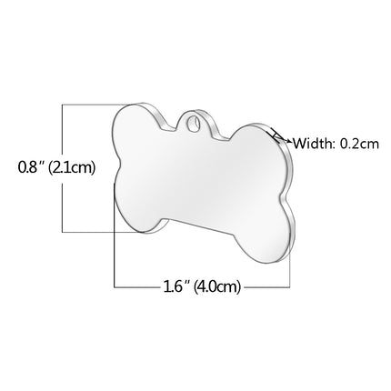 Personalized Stainless Steel Creative Dog’s Tag - wnkrs