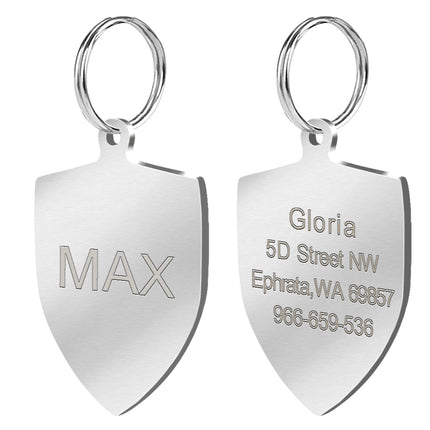 Personalized Stainless Steel Creative Dog’s Tag - wnkrs