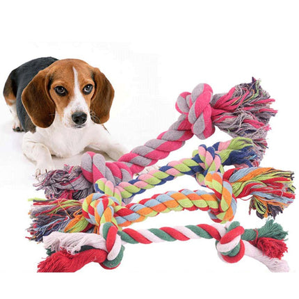 Colorful Cotton Dog Rope Toy - wnkrs
