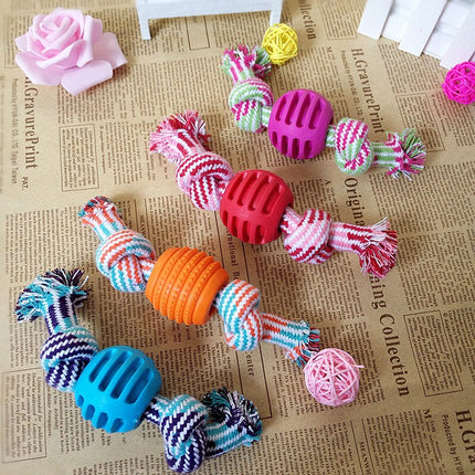 Colorful Cotton Dog Rope Toy - wnkrs