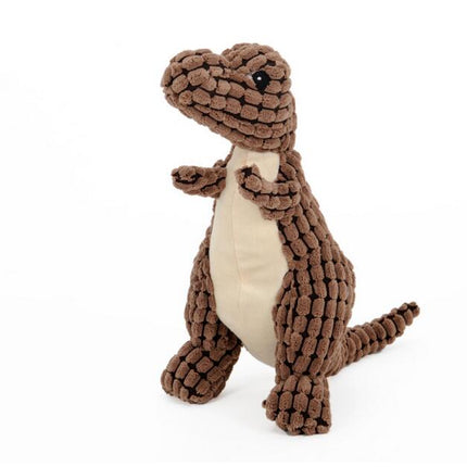 Funny Dinosaur Corduroy Dog's Toy - wnkrs