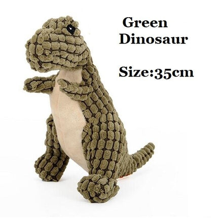 Funny Dinosaur Corduroy Dog's Toy - wnkrs