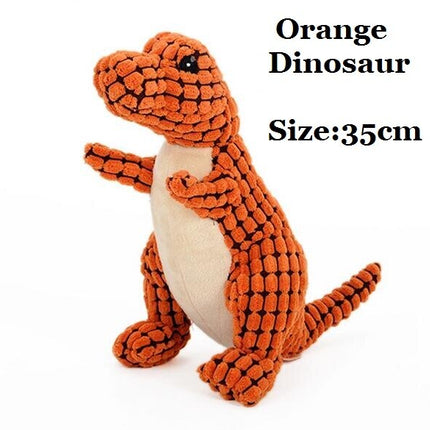 Funny Dinosaur Corduroy Dog's Toy - wnkrs