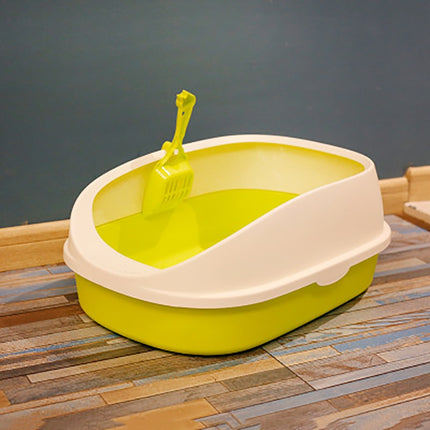 Colorful Semi-Enclosed Cat Toilet - wnkrs