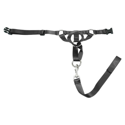 Nylon Adjustable Dog's Muzzle with Leash - wnkrs
