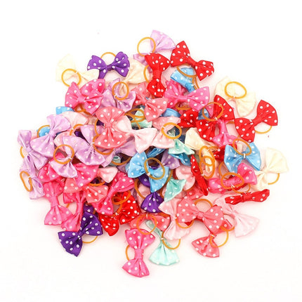 Colorful Small Hair Bows Set for Cat and Dog - wnkrs