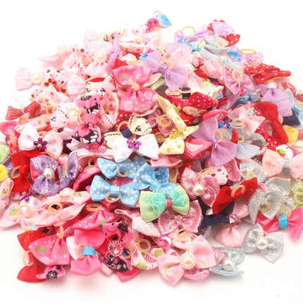 Colorful Small Hair Bows Set for Cat and Dog - wnkrs