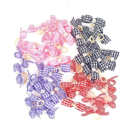 Colorful Small Hair Bows Set for Cat and Dog - wnkrs
