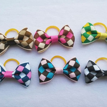 Cute Ribbon Hair Bows for Pets - wnkrs