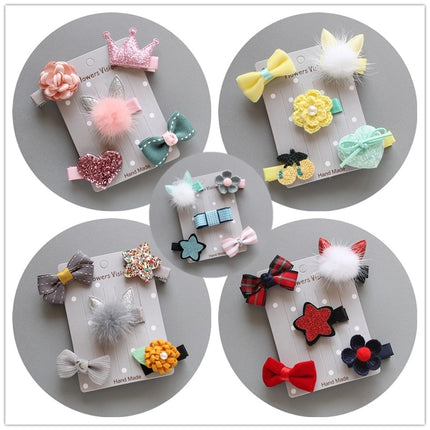 Dog's Kawaii Hair Clips 5 Pcs Set - wnkrs