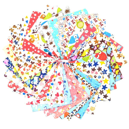 Colorful Patterned Cotton Dog Scarves Set - wnkrs