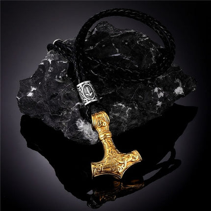 Men's Viking Style Pendant Necklace - Wnkrs