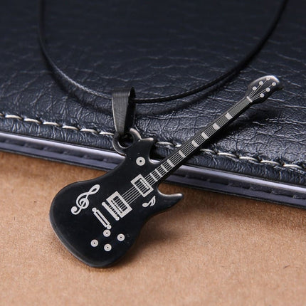 Men's 316L Stainless Steel Guitar Necklace - Wnkrs