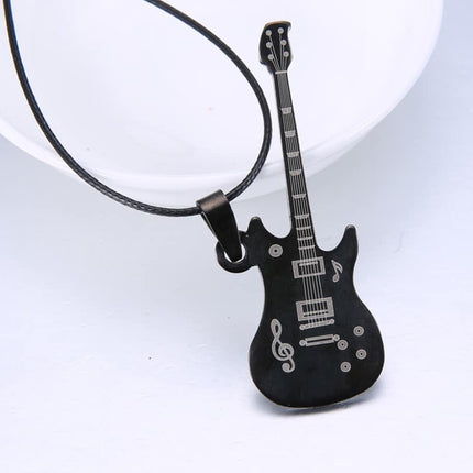 Men's 316L Stainless Steel Guitar Necklace - Wnkrs