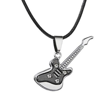 Men's 316L Stainless Steel Guitar Necklace - Wnkrs