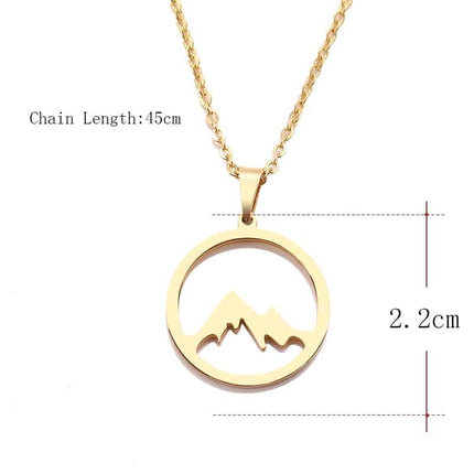 Men's Snowy Mountain Necklace - Wnkrs