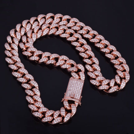 Men's Heavy Zircon Cuban Link Chain - Wnkrs