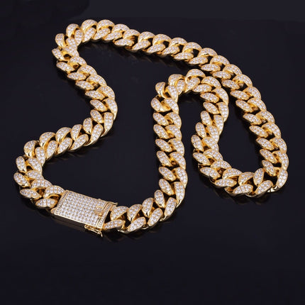 Men's Heavy Zircon Cuban Link Chain - Wnkrs