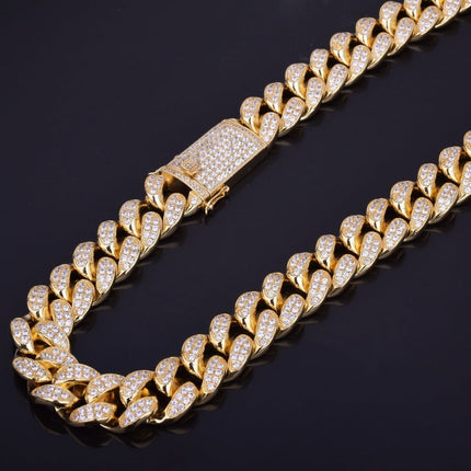 Men's Heavy Zircon Cuban Link Chain - Wnkrs