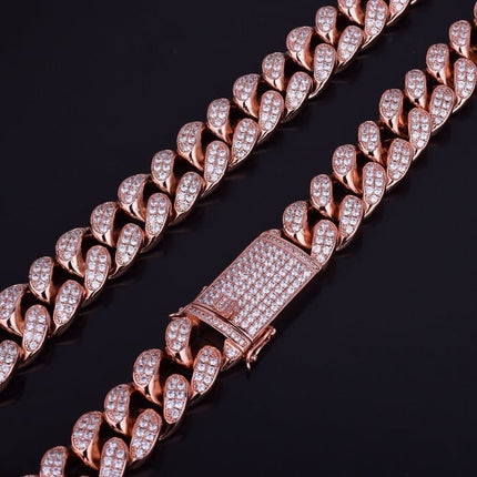 Men's Heavy Zircon Cuban Link Chain - Wnkrs