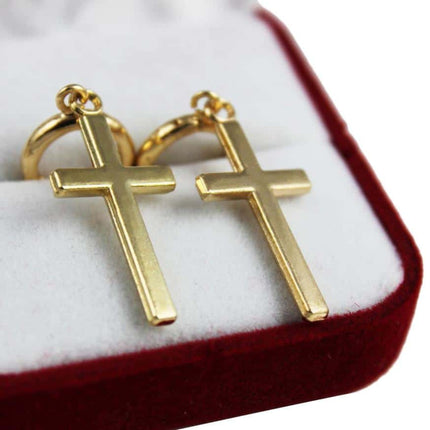 Men's Fashion Cross Shaped Earrings - Wnkrs