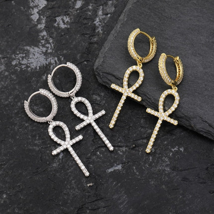 Iced Zircon Earrings for Men - Wnkrs