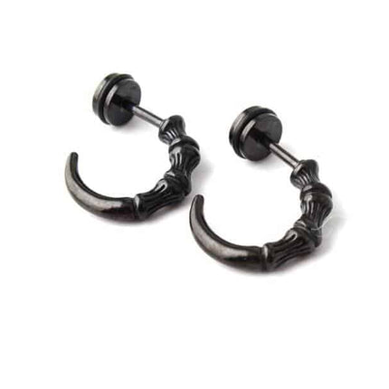 Men's Claw Shaped Stud Earrings - Wnkrs
