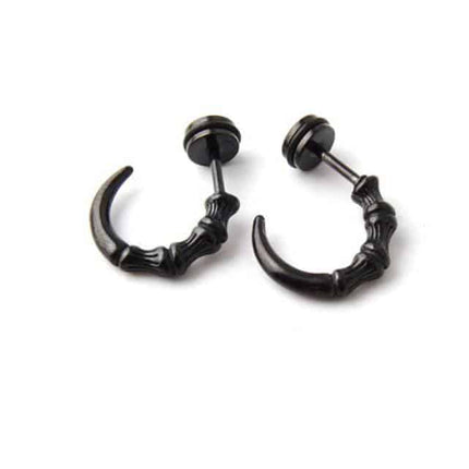 Men's Claw Shaped Stud Earrings - Wnkrs