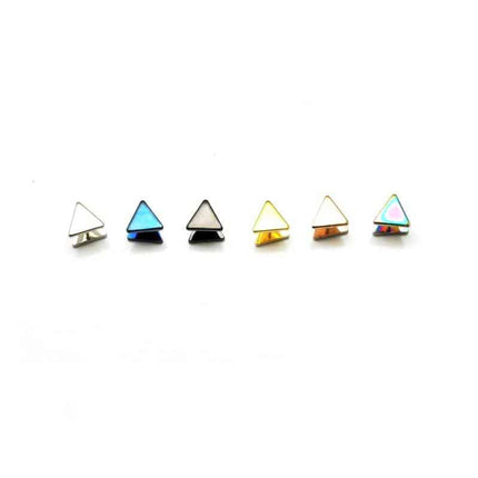 Men's Triangle Shaped Stud Earrings - Wnkrs