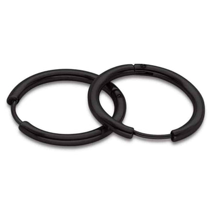 Men's Stainless Steel Simple Round Shaped Earrings - Wnkrs